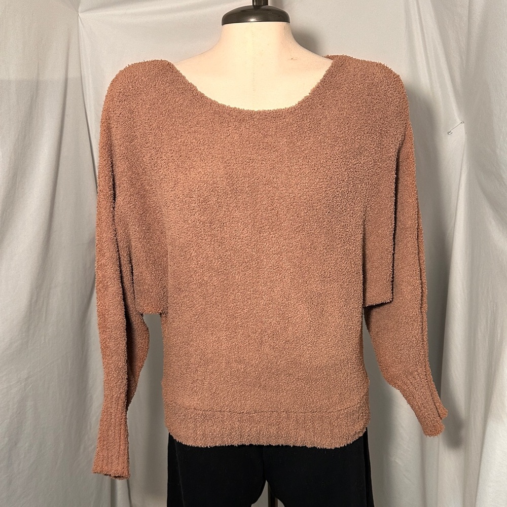 Kaisely Boucle Knit Sweater Dusty Rose Women’s Small